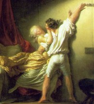 195x214 Jean Honore Fragonard French Rococo Painter - The Bolt Painting