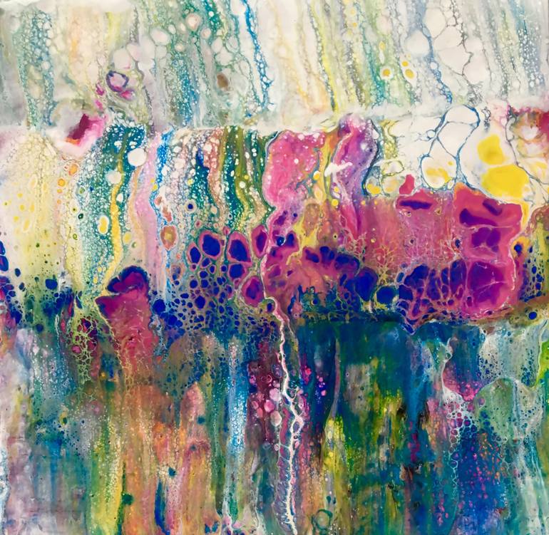 770x751 Saatchi Art Lightning Bolt Painting By Liz London - The Bolt Painting