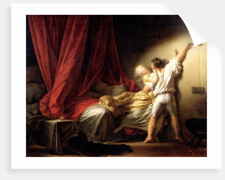 850x681 The Bolt Posters Amp Prints By Jean Honore Fragonard - The Bolt Painting