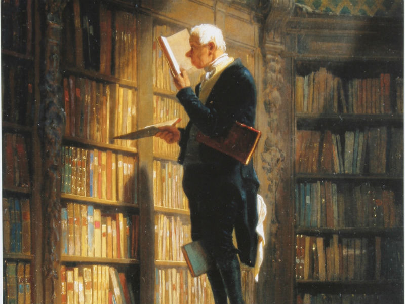 800x600 Mpl Gets The Go Ahead To Discuss Lending The Bookworm To Grohmann - The Bookworm Painting