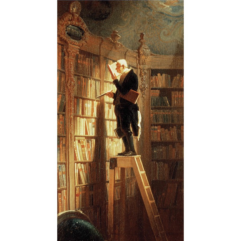800x800 Puzzle For Adults The Bookworm - The Bookworm Painting