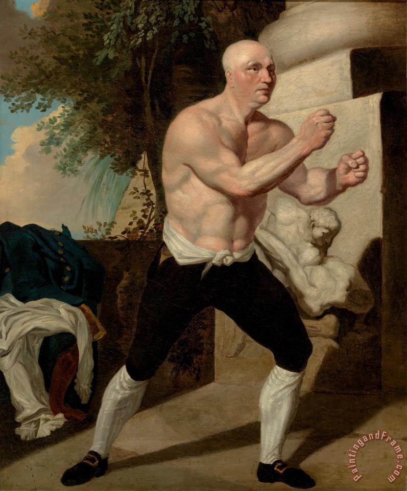 797x960 John Hamilton Mortimer Jack Broughton, The Boxer Painting - The Boxer Painting