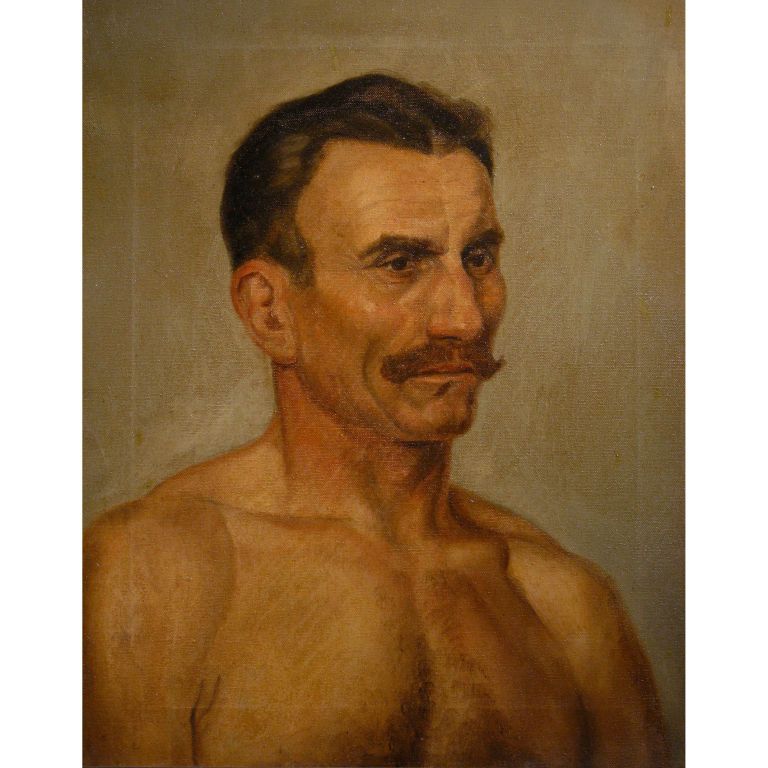 768x768 Oil Portrait Of A Boxer Oil Portrait, Portraits And Oil - The Boxer Painting