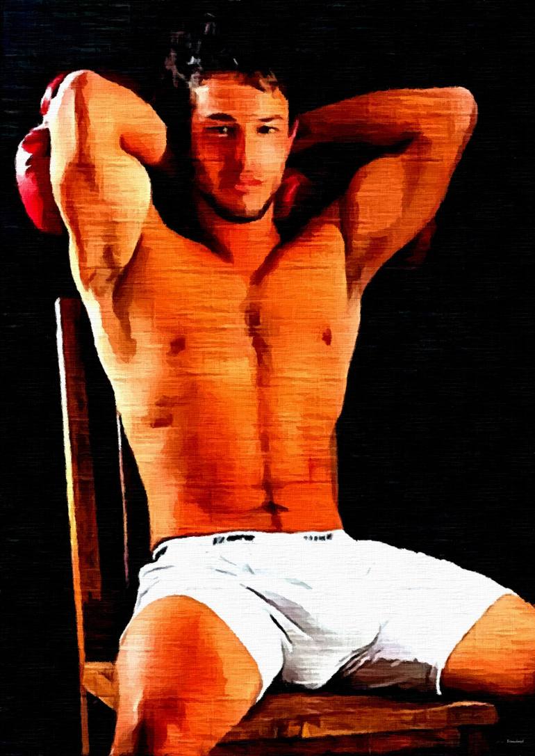 770x1087 Saatchi Art The Boxer (2 Of 50 Limited Edition Of Original - The Boxer Painting