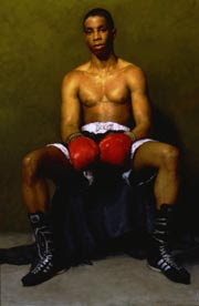 180x276 Women Painting Men - The Boxer Painting