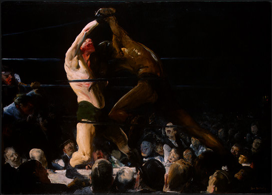 543x390 George Bellows And Boxing The Self Hating Hipster - The Boxer Painting