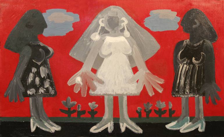 770x471 Saatchi Art Bride Painting By Victoria Belokobylskaya - The Bride Painting