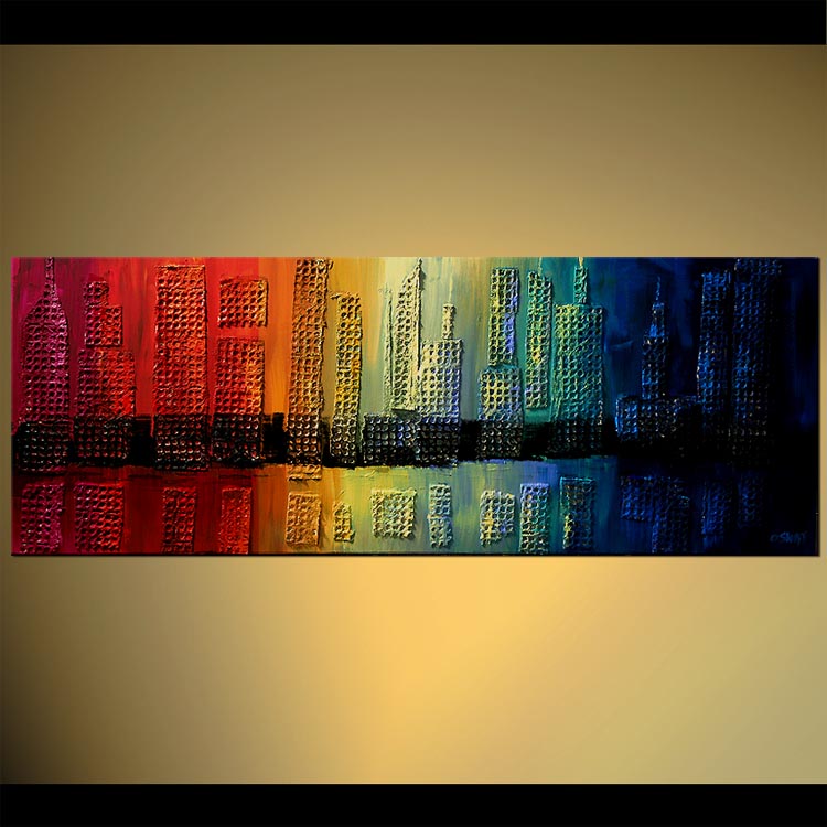 750x750 Painting - The Bridge Painting