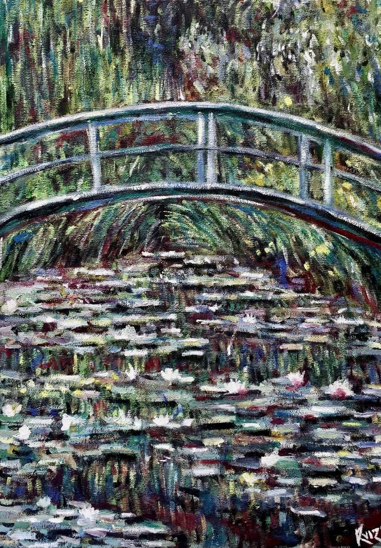 770x1107 Saatchi Art Under The Bridge. Painting By Juan Gabriel Ruiz - The Bridge Painting