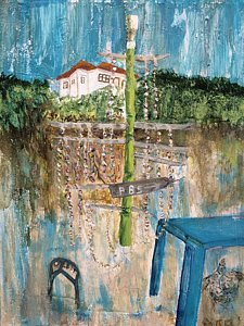 225x300 Seaside Florida Paintings - The Browning Of America Painting