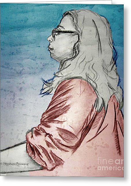 455x646 Shashona Browning Greeting Cards - The Browning Of America Painting