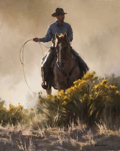 236x296 Tom Browning Cowboy Artists Of America Artist - The Browning Of America Painting