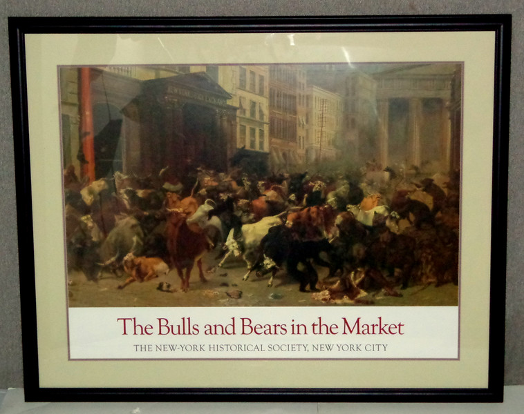 758x600 Art - The Bulls And Bears In The Market Painting