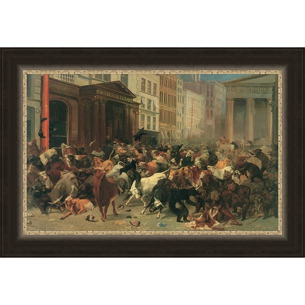 600x600 Astoria Grand - The Bulls And Bears In The Market Painting