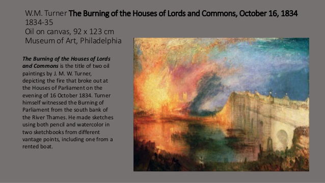 638x359 Romanticism Painting - The Burning Of The Houses Of Parliament Painting
