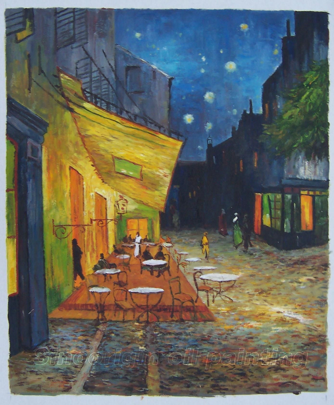1388x1680 The Cafe Terrace - The Cafe Painting