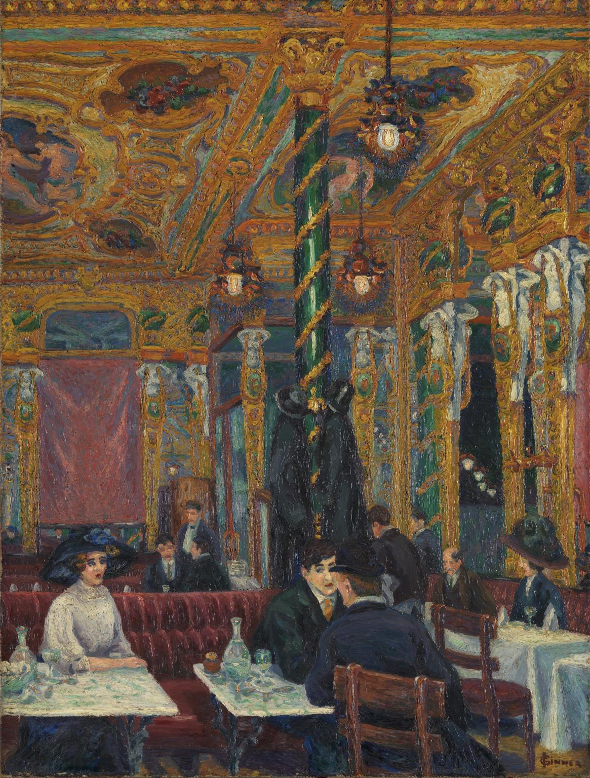 1165x1536 The Royal', Charles Ginner, 1911 Tate - The Cafe Painting