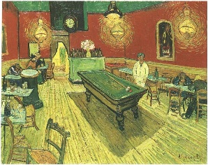 298x236 The Night By Van Gogh Van Gogh Gallery - The Cafe Painting