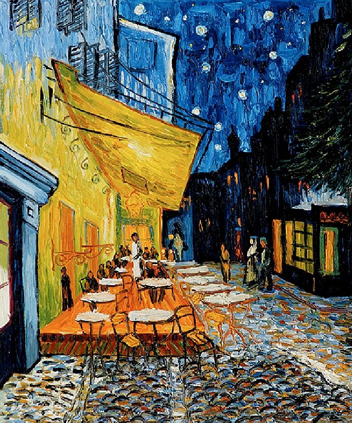 687x825 Which - The Cafe Painting