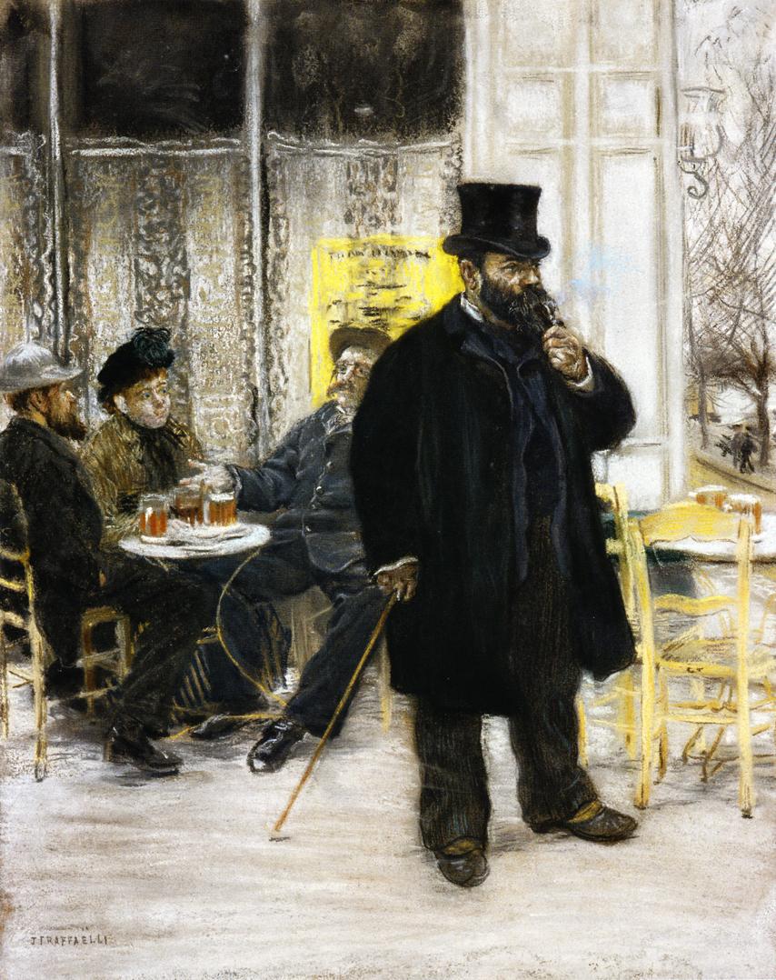 854x1078 Bohemians - The Cafe Painting