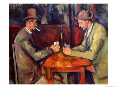 400x300 The Card Players, 1893 96 Giclee Print By Paul - The Card Players Painting