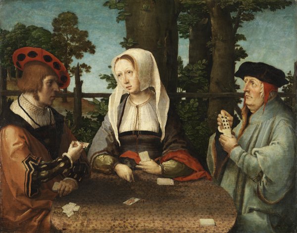 600x471 The Card Players - The Card Players Painting