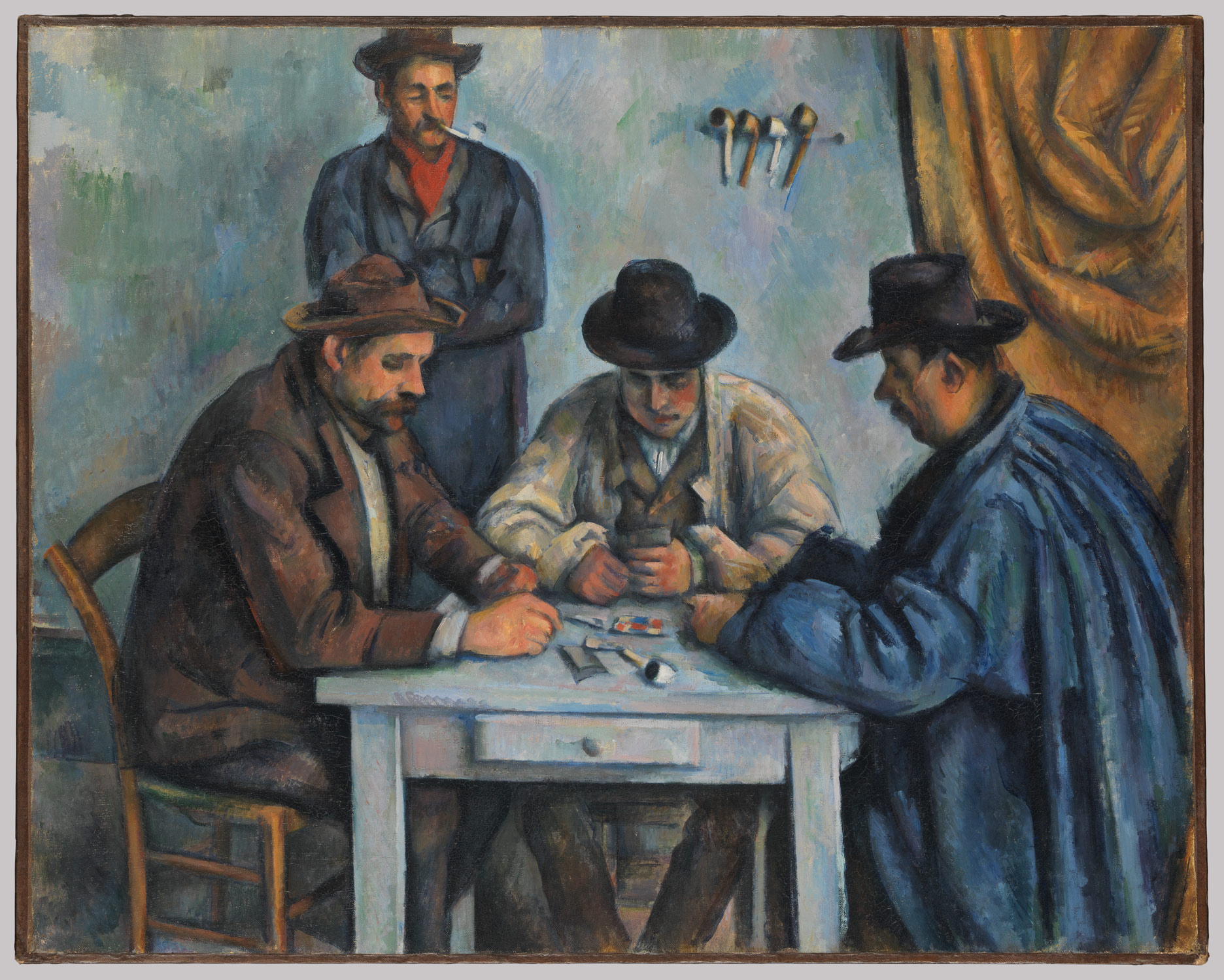 1872x1500 The Card Players Paul 61.101.1 Work Of Art - The Card Players Painting