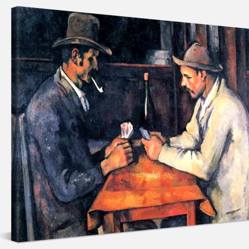 The Card Players Painting at PaintingValley.com | Explore collection of ...