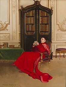 220x286 Georges Croegaert - The Cardinal Painting