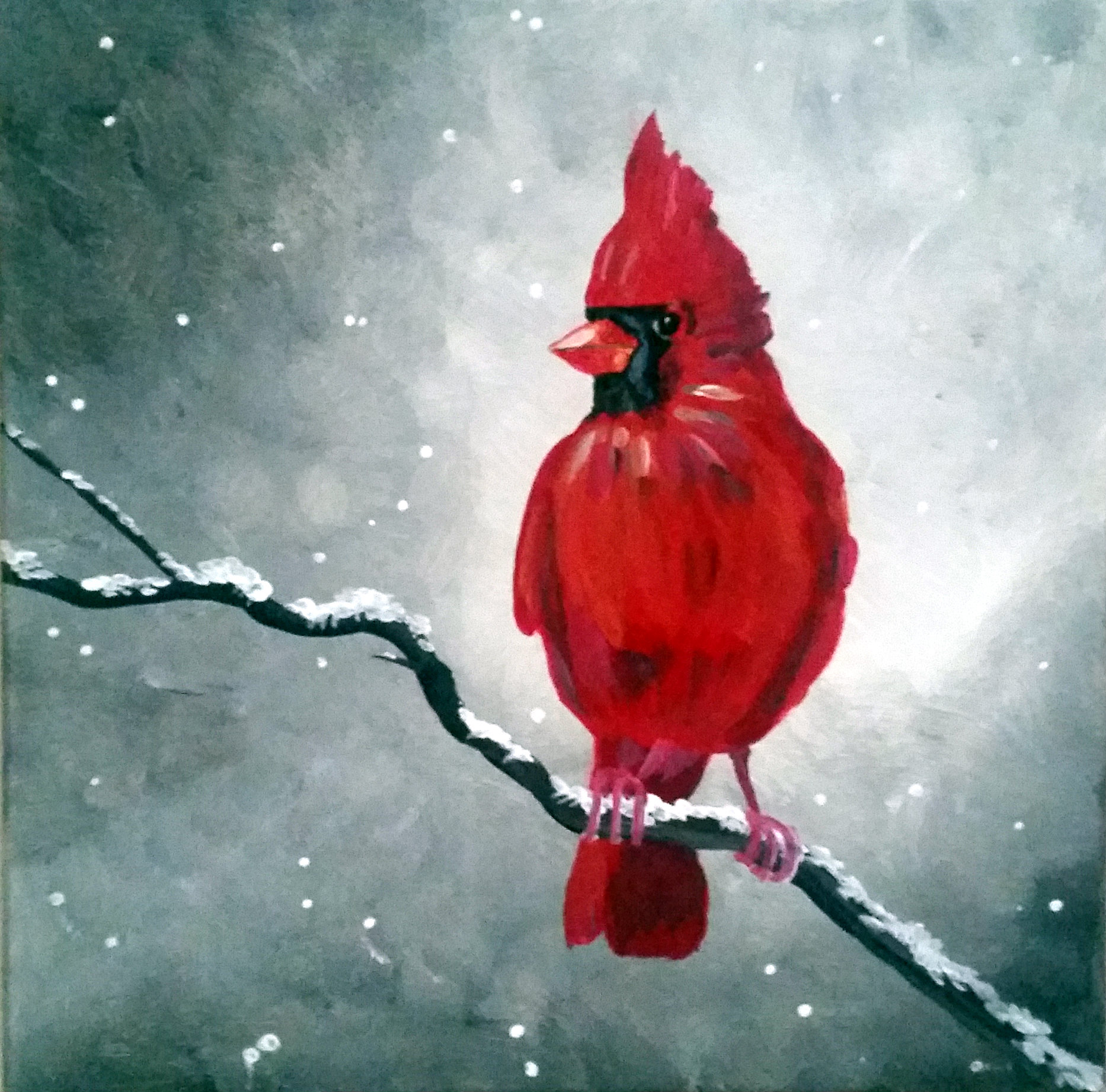 The Cardinal Painting at PaintingValley.com | Explore collection of The ...