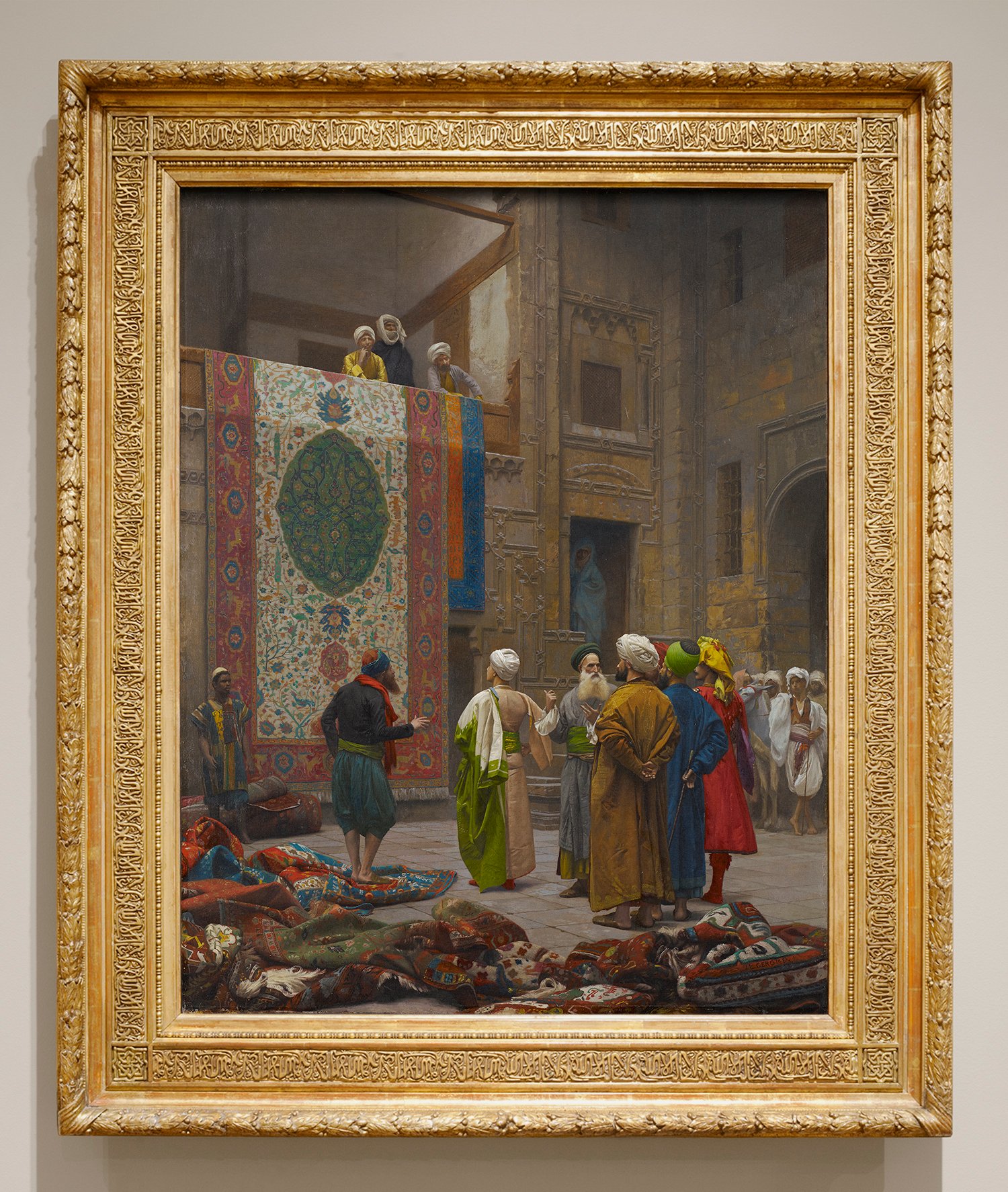 1500x1774 The Carpet Merchant, Jean Mia - The Carpet Merchant Painting