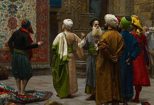 511x349 The Spectacular Art Of Jean Leon Gerome (Getty Center Exhibitions) - The Carpet Merchant Painting