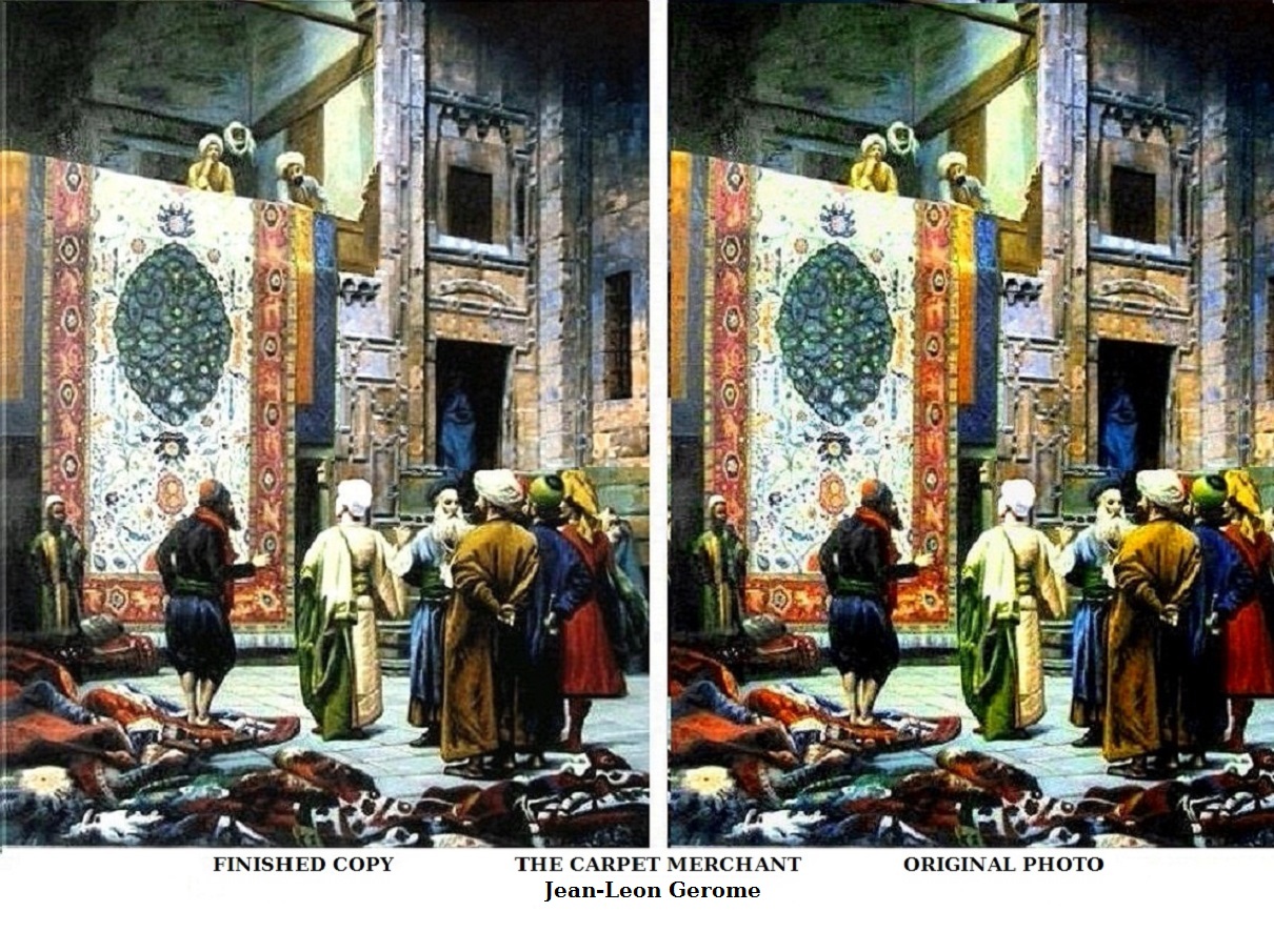 1210x905 Carpet Merchant Tony Tetro - The Carpet Merchant Painting