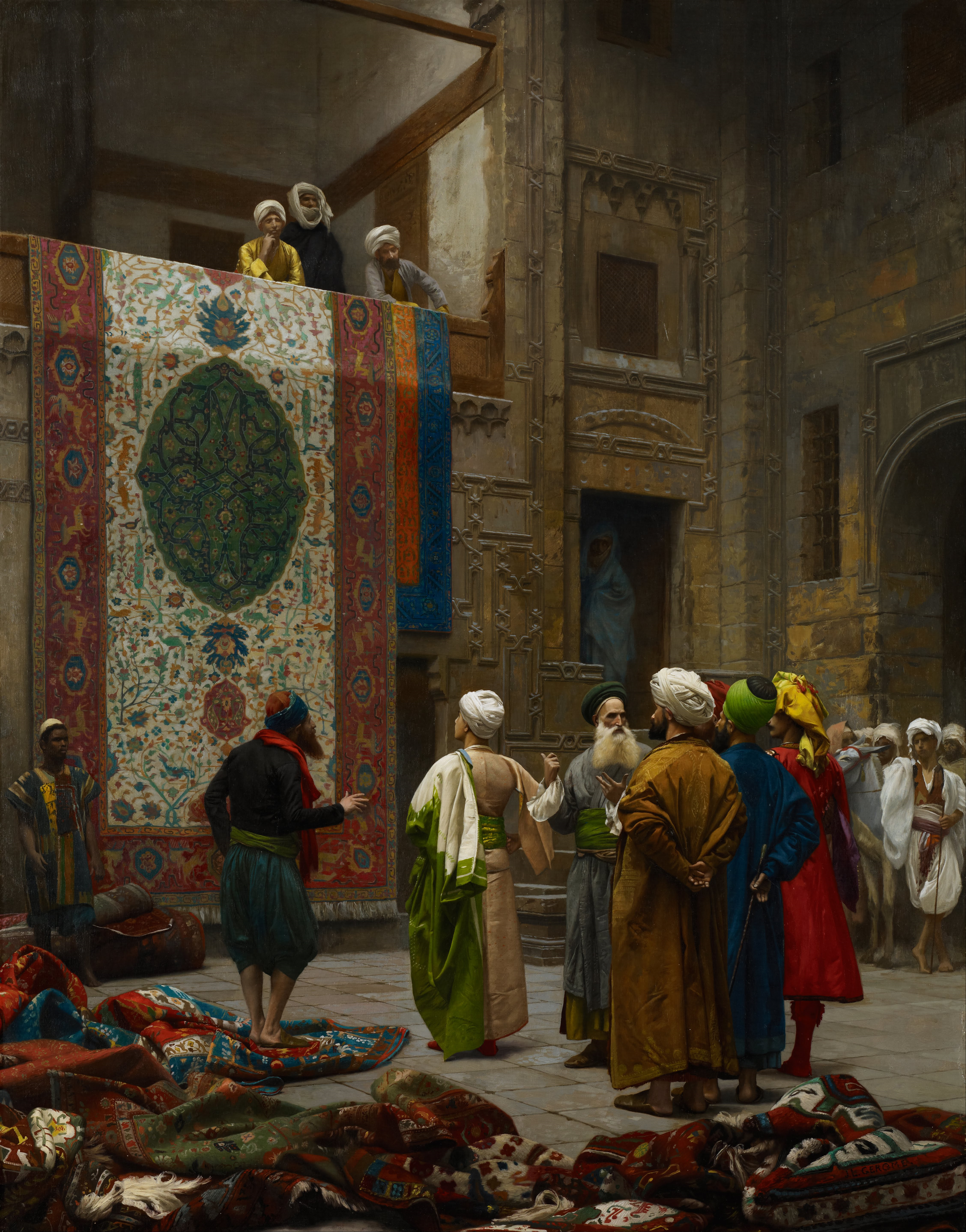 4511x5751 Filejean - The Carpet Merchant Painting
