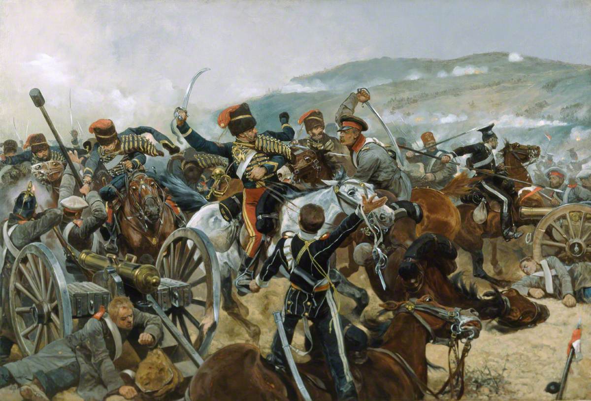 1200x815 The Relief Of The Light Brigade, 25th October 1854 Art Uk - The Charge Of The Light Brigade Painting
