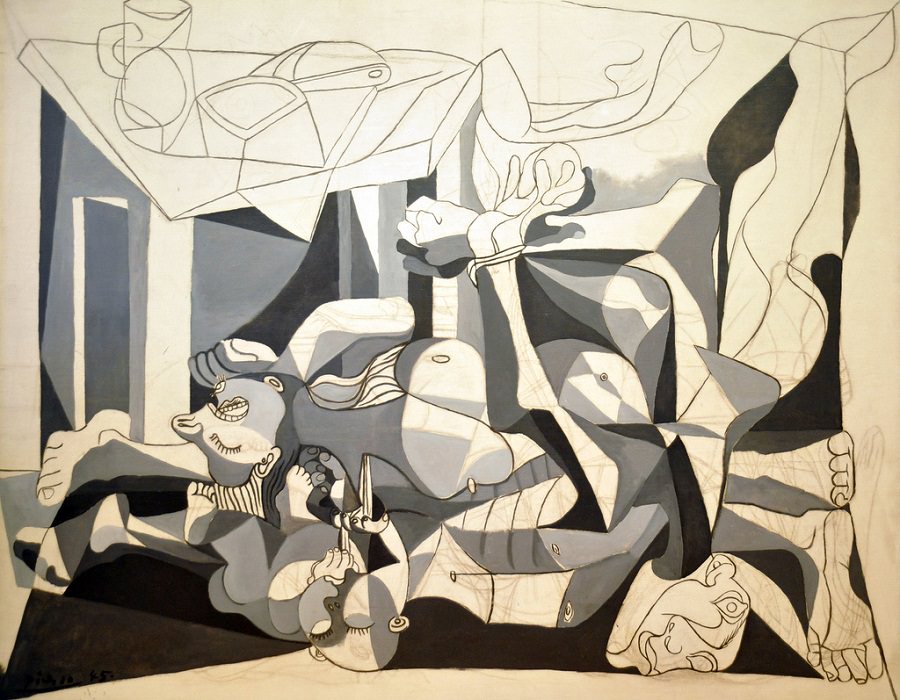 900x700 The Chornel House, I 945 By Pablo Picasso - The Charnel House Painting