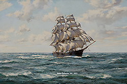 250x165 Montague Dawson - The Chesapeake Painting