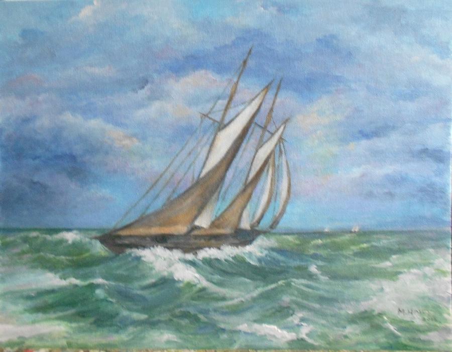900x701 On The Chesapeake Painting By Mary Jane Haley - The Chesapeake Painting