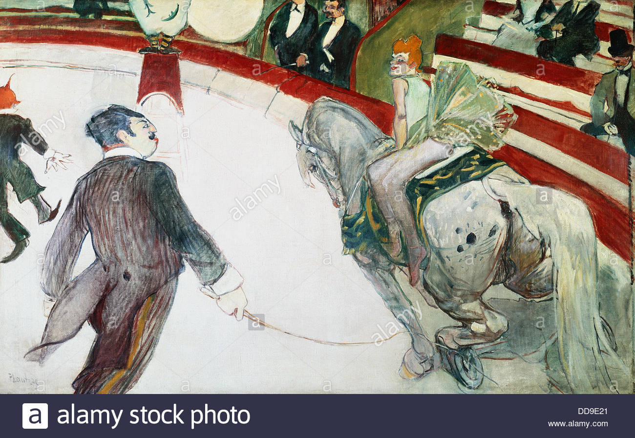 1300x896 In The Circus Fernando The (1888) Painting By Henri - The Circus Painting