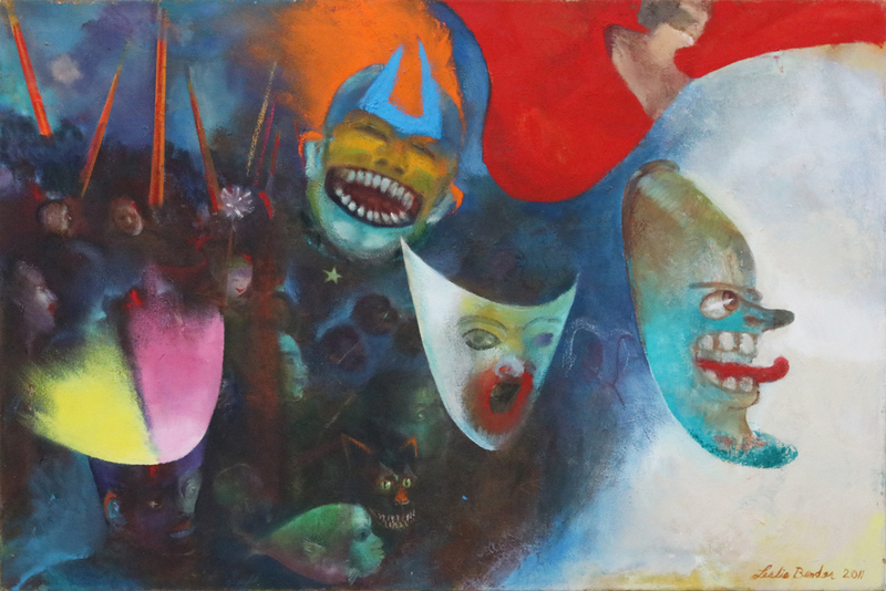 800x534 Leslie Bender Paintings And Drawings Circus - The Circus Painting