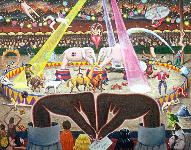 660x520 Circus Painting - The Circus Painting