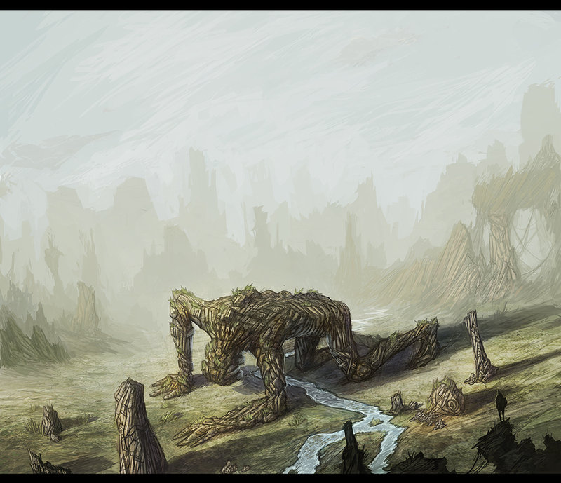 800x689 Shadow Of The Colossus By Danillovesfood - The Colossus Painting