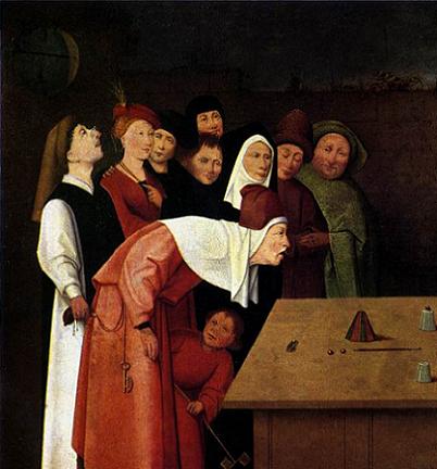 402x432 Hieronymus Bosch Gallery - The Conjurer Painting