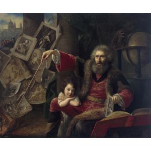 300x300 Nathaniel Hone The Elder Death 1784 - The Conjurer Painting