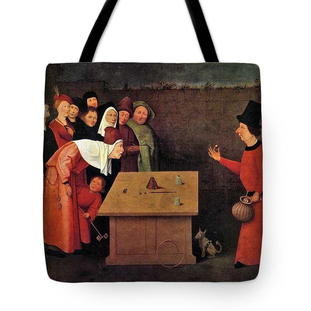 1000x1000 The Conjurer Tote Bag For Sale By Hieronymus Bosch - The Conjurer Painting