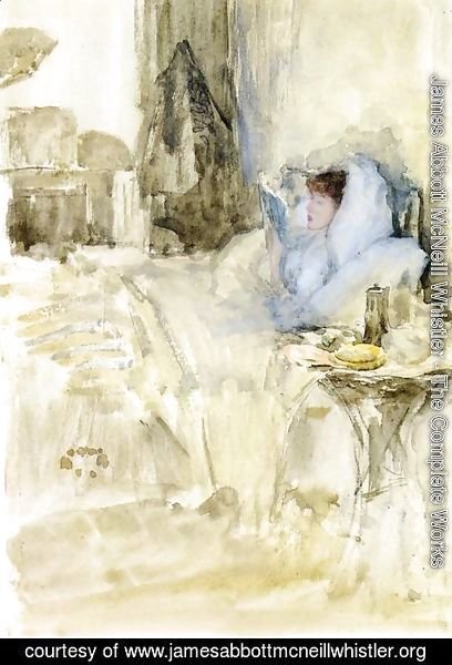 408x600 James Abbott Mcneill Whistler - The Convalescent Painting