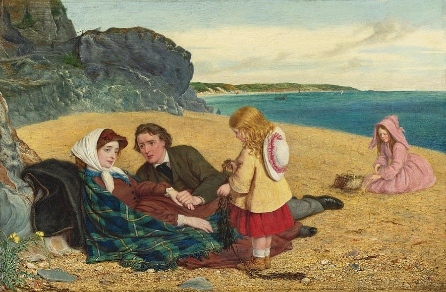 900x589 The Convalescent Painting By William Gale - The Convalescent Painting