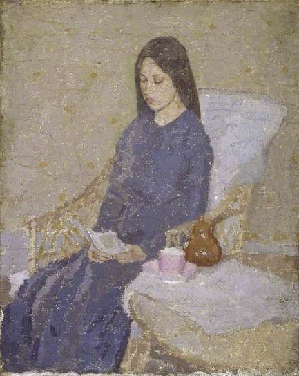 433x544 The Convalescent By Gwen John Date Painted Oil - The Convalescent Painting
