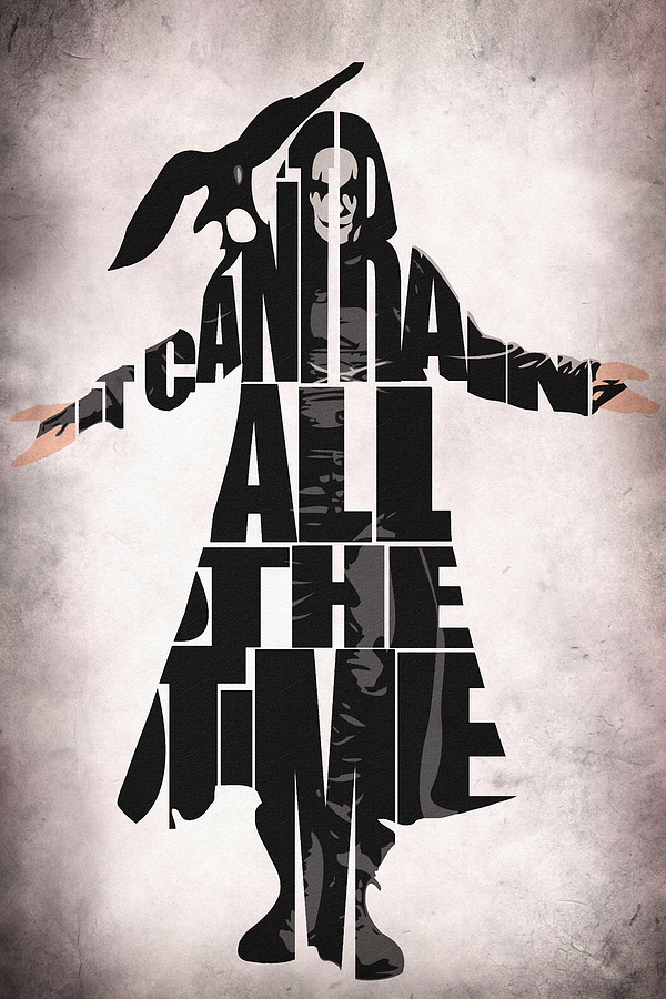 600x900 The Crow Painting By Inspirowl Design - The Crow Painting