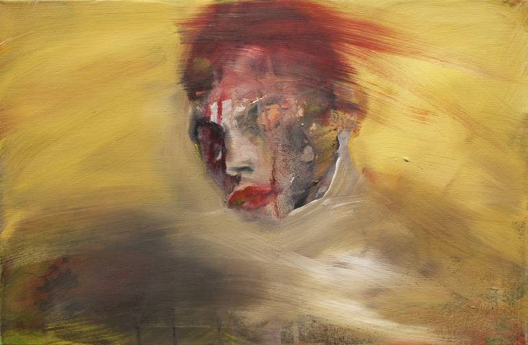 770x504 Saatchi Art Boys Don'T Cry Painting By Margit Platny - The Cry Painting